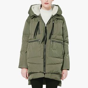 Olive Green Orolay ‘The Amazon Coat’